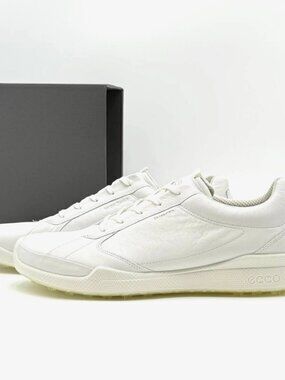 Ecco Biom Hybrid Golf Leather Shoe Men's Size 10 - 10.5 / EU 44 Spikeless White